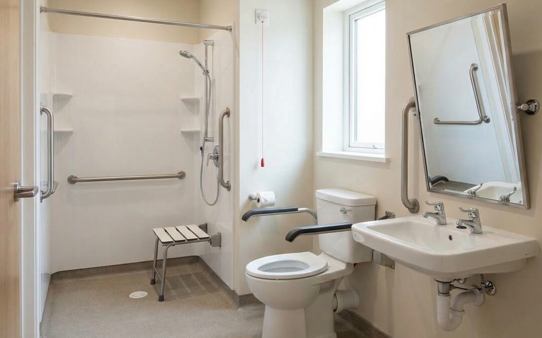 Why bathroom accessibility should be reviewed as resident needs change